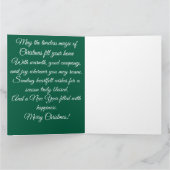 Holly & Berry Sprigs Kerstkaart Kaart (Binnen)