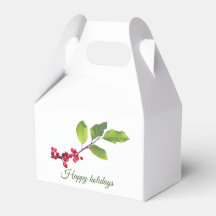 Holly berry tak Prettige feestdagen