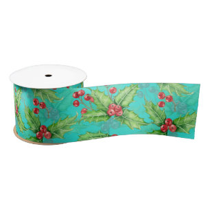 Holly berry waterverf lint