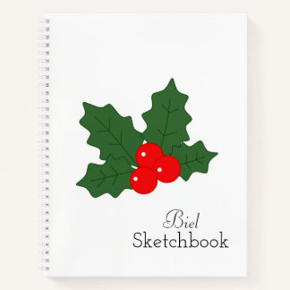 Holly Berry Winter Schetsboek Notitieboek
