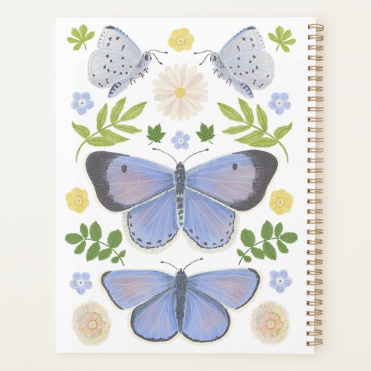 Holly Blue Butterfly Planner (Achterkant)