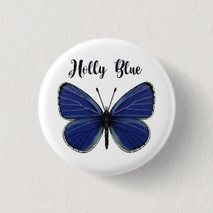 Holly Blue Vlinder Ronde Badge Ronde Button 3,2 Cm