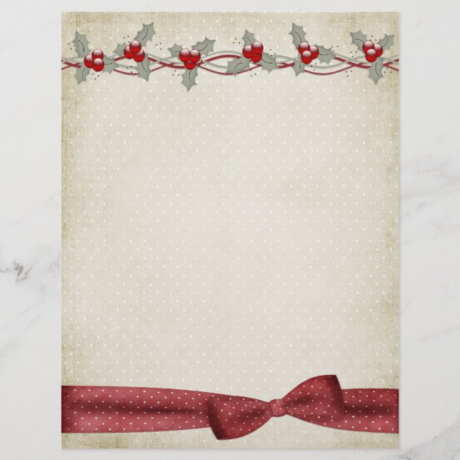 Holly Border Bow (Voorkant)