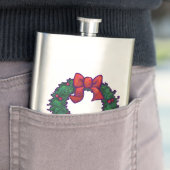 Holly Boughs Heupfles (Voorbeeld)