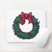 Holly Boughs Muismat (Met muis)