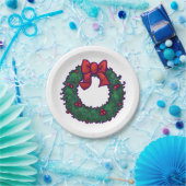 Holly Boughs Papieren Bordje (Feest)