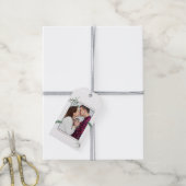 Holly Branches: Kerstfeestdag Cadeaulabel (Met Touw)