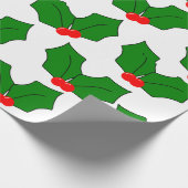 Holly Cadeaupapier (Hoek)