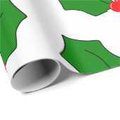 Holly Cadeaupapier (Rol Hoek)