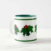 Holly Christmas Mug (Devant gauche)
