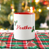 Holly Christmas Mug