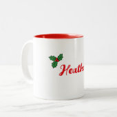 Holly Christmas Mug (Devant gauche)