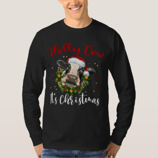 holly cow it's christmas T-shirt