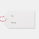 Holly Days prettige feestdagen | Aangepast naar Cadeaulabel (Achterkant Horizontaal)