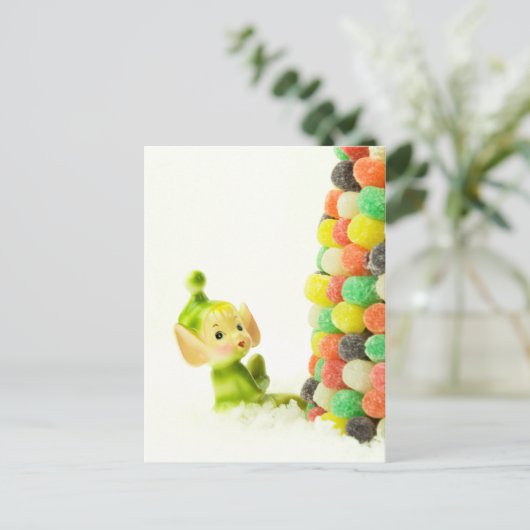 Holly de Pixie Elf Briefkaart (Staand voorkant)