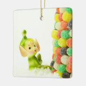 Holly de Pixie Elf Keramisch Ornament (Links)