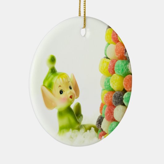 Holly de Pixie Elf Keramisch Ornament (Rechts)