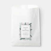 Holly en Pine Wedding Bedankzakje (Voorkant)