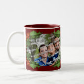 Holly et Berries Photo Mug (Gauche)