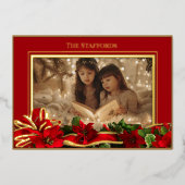 Holly et la carte de vacances Ivy Foil (Recto)