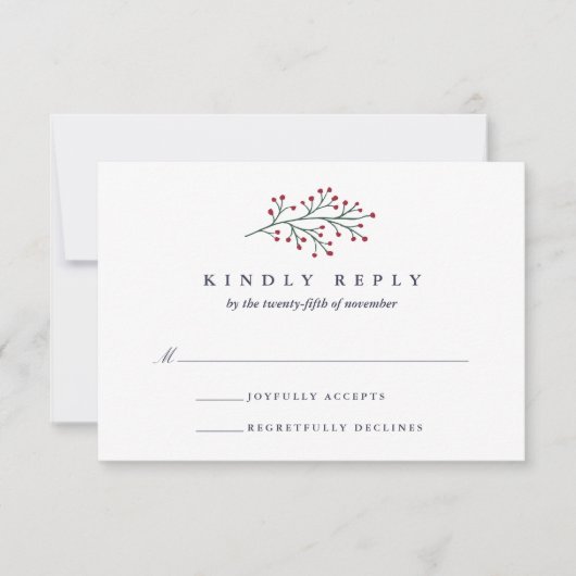 Holly et Pine RSVP (Devant)