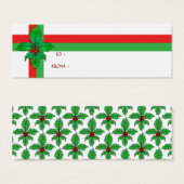 Holly Fleur de Lis Mini Visitekaartjes (Voorkant /achterkant)