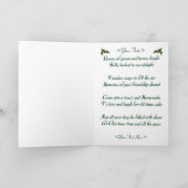 Holly Greetings Feestdagen Kaart (Binnen)