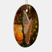 Holly Harp kerstversiering Keramisch Ornament (Rechts)