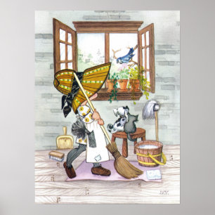 Holly Hobby Cleaning - Poster