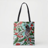 Holly Holiday Bag Draagtas (Voorkant)
