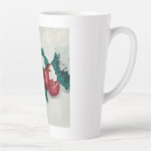 Holly in de sneeuw latte mok (Rechts)