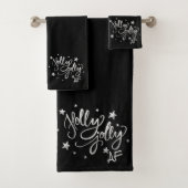 Holly Jolly AF | Scripts à huile brillant en argen (En situation)