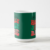 Holly Jolly babe Christmas Mug (Centre)