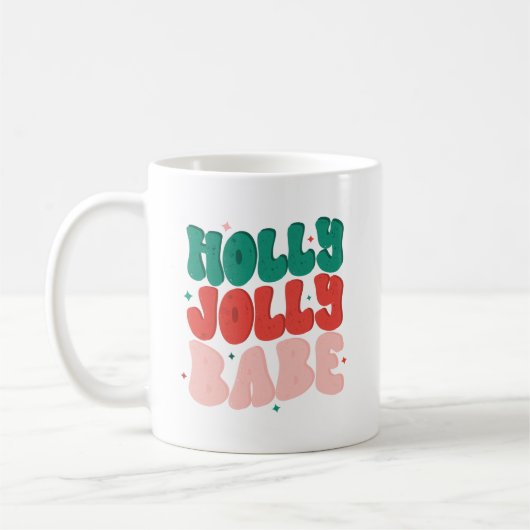 Holly Jolly Babe Koffiemok (Links)