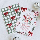 Holly Jolly Baby Shower Invitation