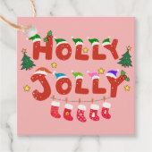 Holly Jolly Bedankjes Labels (Voorkant)