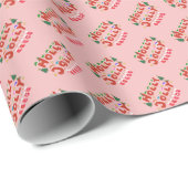 Holly Jolly Cadeaupapier (Rol Hoek)