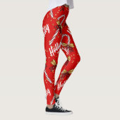 Holly Jolly Candy Cane Cristmas Leggings (Rechts)