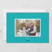 Holly Jolly | Carte de collage photo de vacances (Dos)