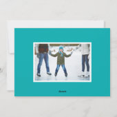 Holly Jolly | Carte de collage photo de vacances (Dos)