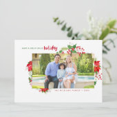 Holly Jolly Cartes photos de vacances (Debout devant)