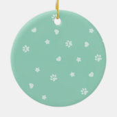 holly jolly Chiweenie Keramisch Ornament (Achterkant)