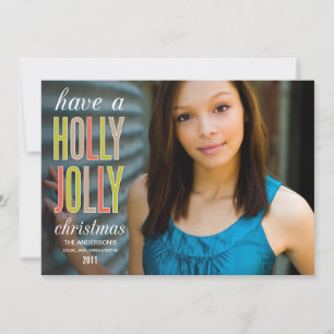 HOLLY JOLLY CHRISTMAS CARTE D'ACCUEIL POUR VACAN