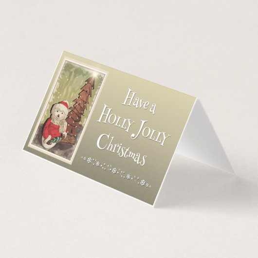 Holly Jolly Christmas Kaart (Voorkant)