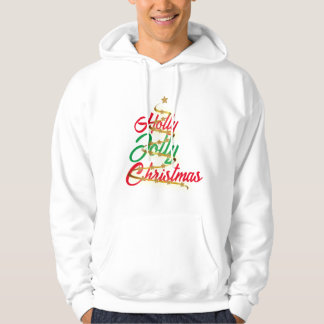 Holly Jolly Christmas Unisex Hoodie Sweatshirt