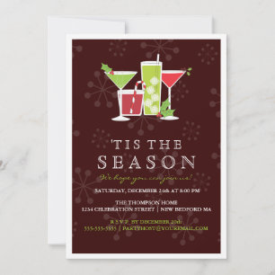 Holly Jolly Cocktail Invitation