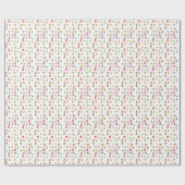 Holly Jolly Emojis - wit Cadeaupapier (Vlak)