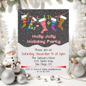 Holly Jolly Fête de Noël Invitation