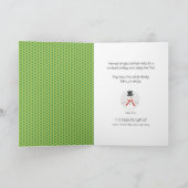 Holly Jolly Fun Script-kerstinboomfoto Feestdagen Kaart (Binnen)