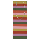 Holly Jolly Gift Bag Wijn Cadeautas (Voorkant)